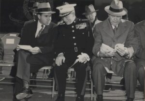 Richard Nixon and Lemuel Shepherd, 10 November 1954