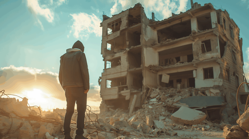 war and destruction are always against civilians